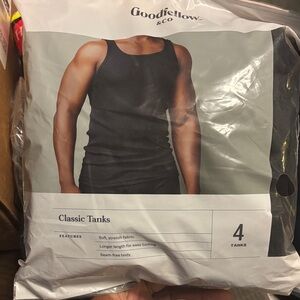 Goodfellow & Co Black Men's Ribbed Tank Top Pack
